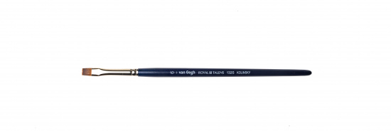 Кисть для акварели "vanGogh 132S" колонок, плоская, укороченная ручка короткая №6